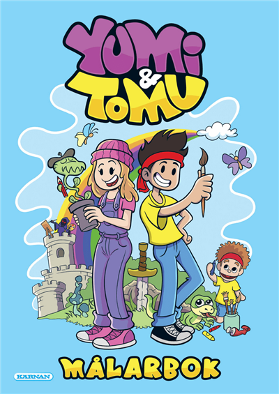 Yumi & Tomu - målarbok