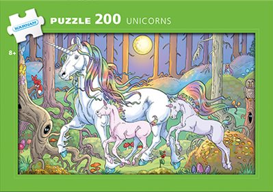 200 bitars pussel - Unicorn