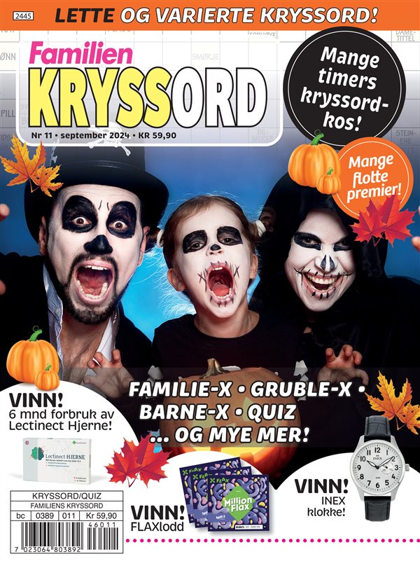 Familiens kryssordblad