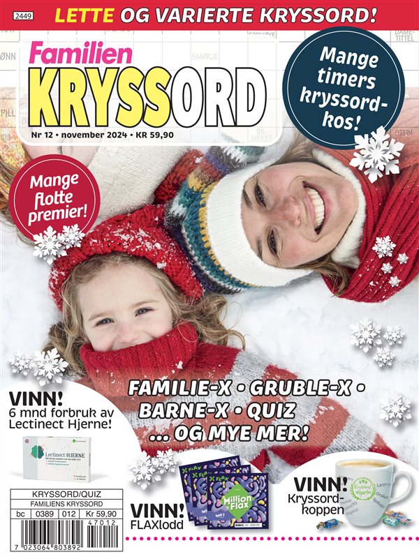 Familiens kryssordblad