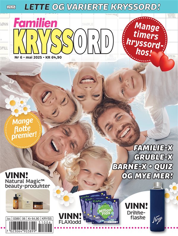 Familiens kryssordblad