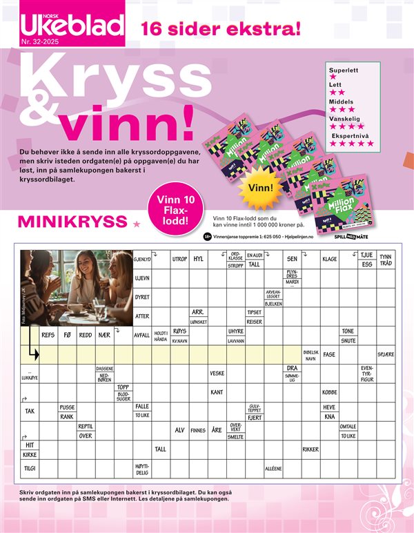 Norsk Ukeblad Kryssord